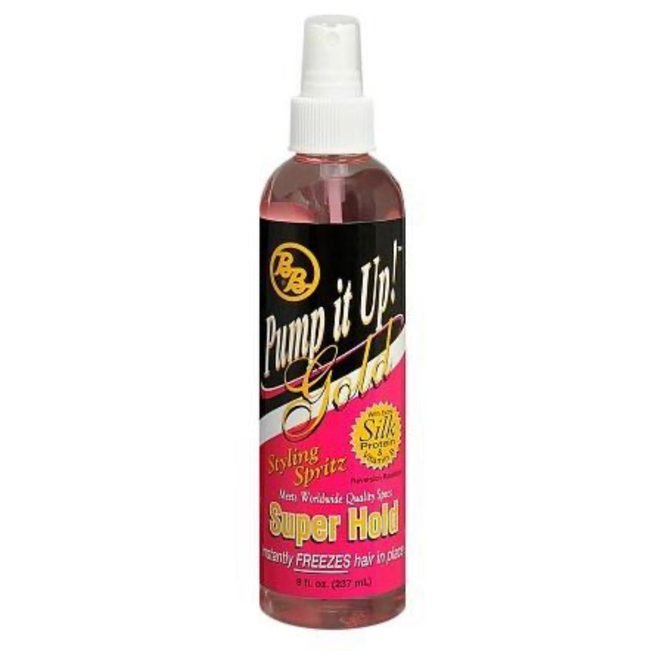 BB PUMP IT UP SPRITZ GOLD SUPER HOLD 8OZ (PC)