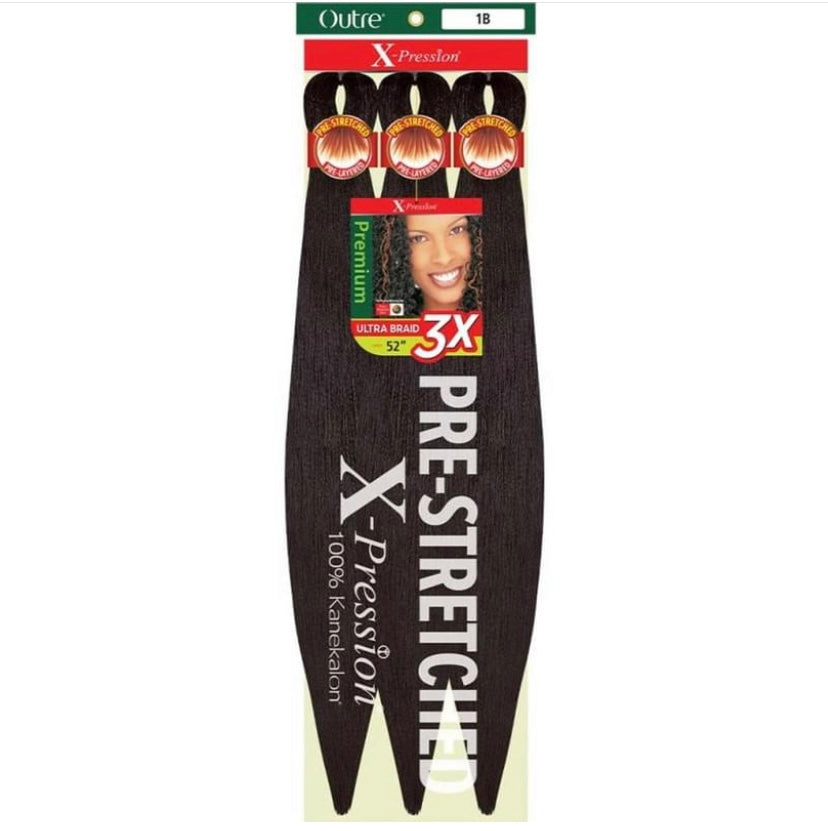 Outre- X -pression Braid pre- stretched Braid 3x (52” inches)