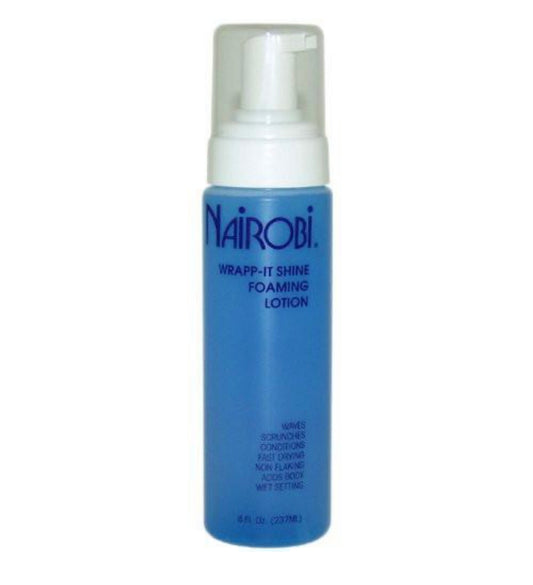 NAIROBI WRAPP-IT SHINE FOAMING LOTION 8OZ