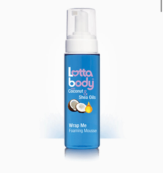 LOTTABODY WITH COCONUT & SHEA OILS WRAP ME FOAMING MOUSSE 7OZ (PC)