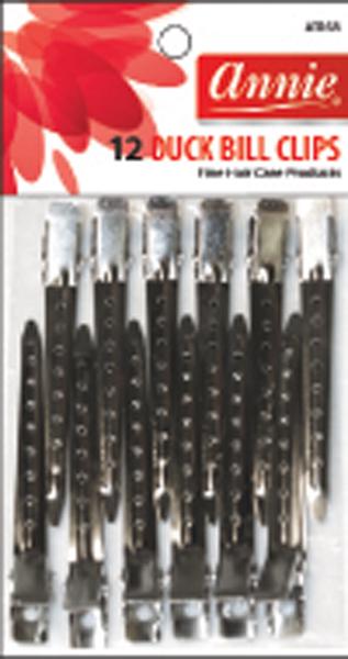 ANNIE 12PC DUCK BILL CLIPS